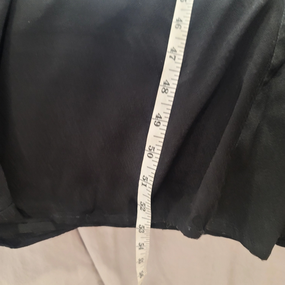LOVER + FRIENDS Black Halter Gown Maxi Dress With Side Slit Size Medium - Picture 10 of 17